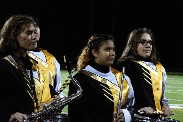 Northeast High School Marching Band Performing